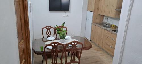 Küche/Küchenzeile in der Unterkunft El Cachorro