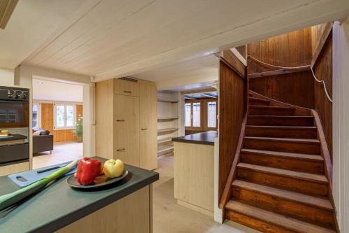 Kuchyň nebo kuchyňský kout v ubytování StayBrienz - Lake Brienz Holiday House