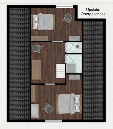 aplanned floor plan of aominiumominium at Fleissner Hütte in Innerkrems
