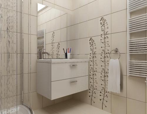 a white bathroom with a sink and a shower at Apartments & Wellness Skok in Mozirje
