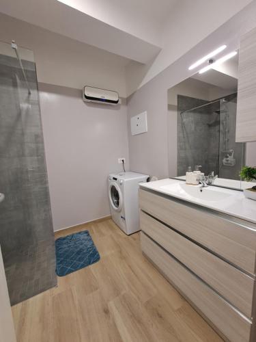 Koupelna v ubytování Casa Tizy