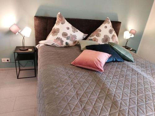 Ένα ή περισσότερα κρεβάτια σε δωμάτιο στο Sunshine apartment in Goch