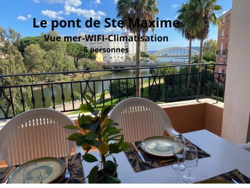 Ste Maxime T3 Terrasse vue mer et avec piscine
