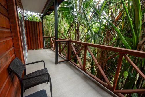 Ein Balkon oder eine Terrasse in der Unterkunft Skully's House