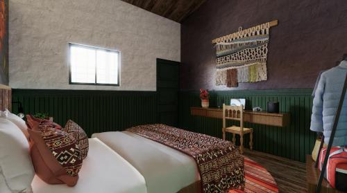 Katil atau katil-katil dalam bilik di Black Llama Hostel Cusco