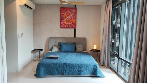 Postel nebo postele na pokoji v ubytování FHAZ.wan KL East Mall- 2Bedroom Melati/ Gombak