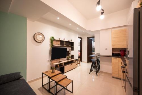 Η κουζίνα ή μικρή κουζίνα στο Kristi Central Home Ioannina II