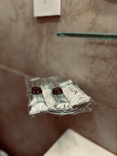 a bunch of money in a plastic bag at Departamento BELGRANO CENTRO in Paraná
