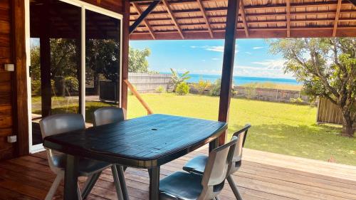 Landskap semula jadi dekat dengan rumah percutian