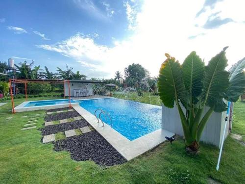 A piscina localizada em Raja Farm Private Resort ou nos arredores