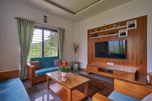 Μια τηλεόραση ή/και κέντρο ψυχαγωγίας στο CHAITAL VILLA