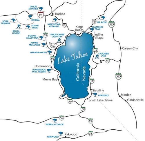 an interactive map of lake talbot state park at Cozy Designer Decorated Cabin Near Slopes Fireplace Peekaboo Lakeview in Carnelian Bay