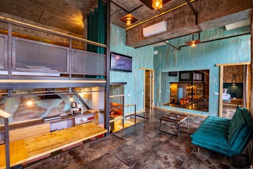 Η κουζίνα ή μικρή κουζίνα στο Miramare Residence Aparthotel