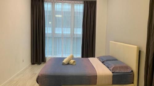 Katil atau katil-katil dalam bilik di Sutera Avenue Kota Kinabalu