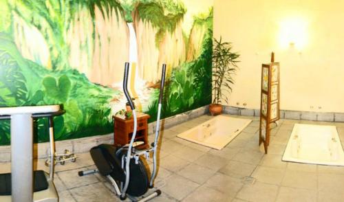 The fitness centre and/or fitness facilities at Posada Coatepec