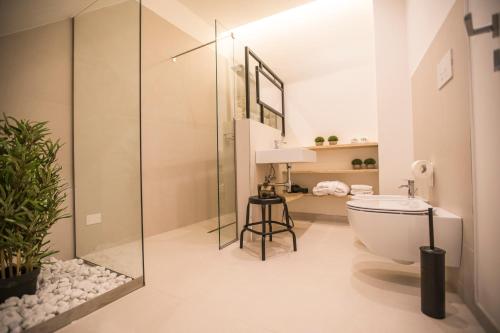 Koupelna v ubytování Albergo Diffuso Dimora Rossi Suite B&B