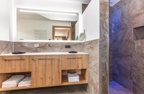 A bathroom at Beim Naglbauer