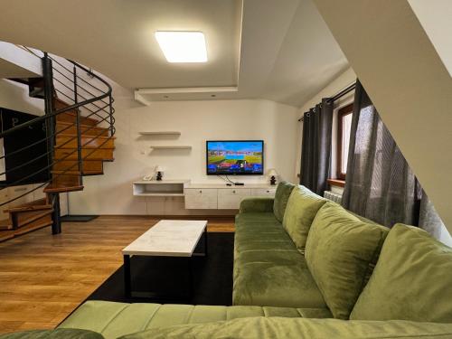 TV a/nebo společenská místnost v ubytování Vip Apartments Kopaonik