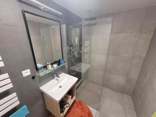 Koupelna v ubytování Apartmán BOHEMIKA Deluxe