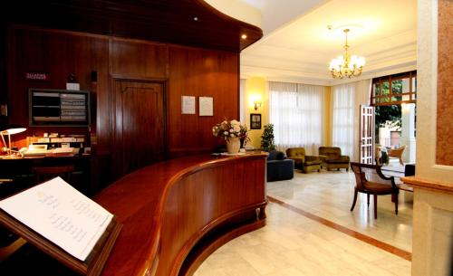 The lobby or reception area at Hotel Reale