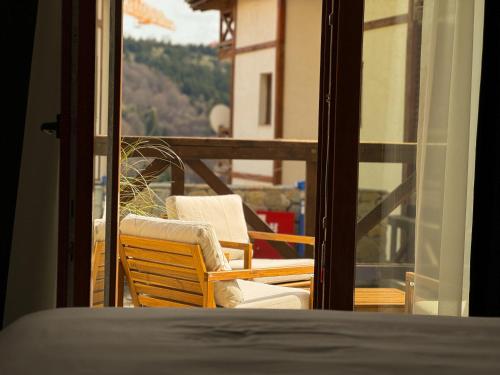 Balkón nebo terasa v ubytování Vip Apartments Kopaonik