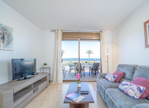 TV a/nebo společenská místnost v ubytování Apart-rent Apartment Blaucel 0086