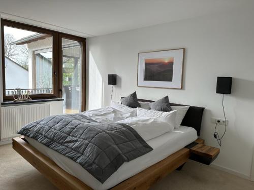Ένα ή περισσότερα κρεβάτια σε δωμάτιο στο Zum Wilzenberg