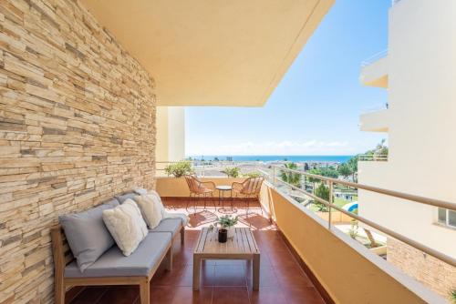 Beach and sea view in Riviera del Sol