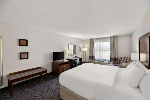Ένα ή περισσότερα κρεβάτια σε δωμάτιο στο Comfort Inn & Suites Lovington