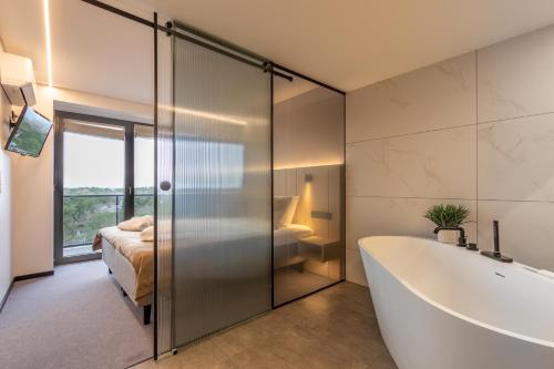 Koupelna v ubytování Hotel Jurmala Spa