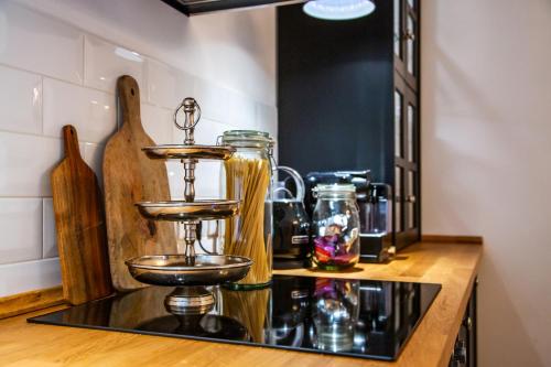 Příslušenství pro přípravu čaje a kávy v ubytování CASA MIA