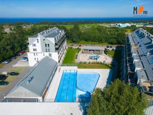 Bazén v ubytování MS Pro Apartamenty De Lux Class nebo v jeho okolí