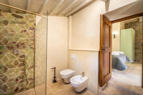 Bilik mandi di Villa D'Epoca Carniani