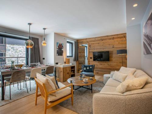 Bel appartement 3 pièces avec wifi, garage et terrasse, pied des pistes, résidence neuve à Val-d'Isère - FR-1-694-331