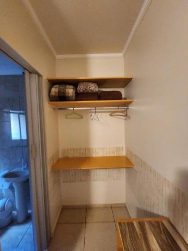 Μία ή περισσότερες κουκέτες σε δωμάτιο στο Hotel Pousada Paraiso Avaré