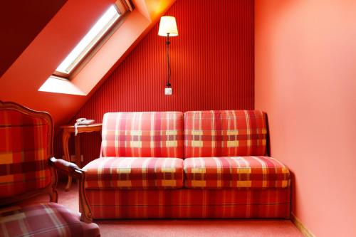 Χώρος καθιστικού στο Logis Hôtel Beauséjour Colmar