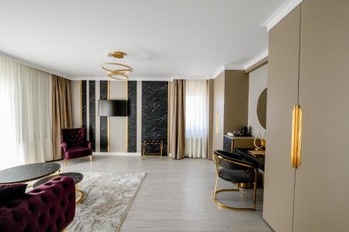 Istumisnurk majutusasutuses Elitte Inn & Suites