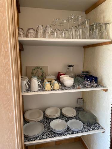 Dapur atau dapur kecil di Résidence Le Golfe Bleu