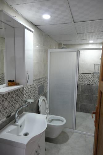 Bilik mandi di Çam Suites
