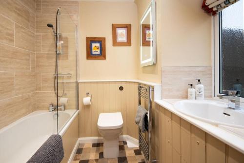 Koupelna v ubytování Crofters Cottage, Press Mains Farm Cottage