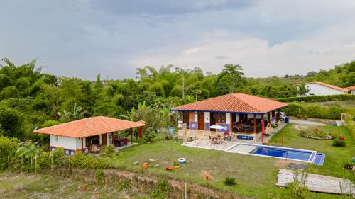Πισίνα στο ή κοντά στο Casa Finca La Pintada