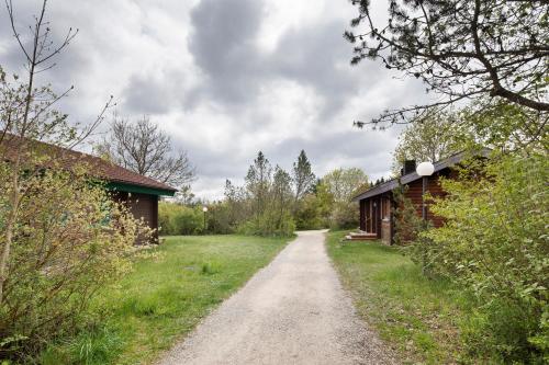 a dirt road in front of a house at Hüssli Numero 1 in Hayingen