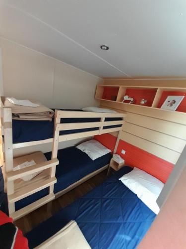 a room with two bunk beds in it at La Fleur des Champs proche Europa Park in Boofzheim
