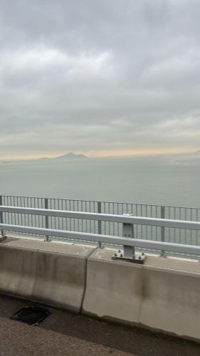 a view of the ocean from a bridge at Peace Ghor in Kuala Lumpur