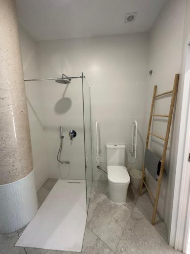 Koupelna v ubytování Calma Lofts