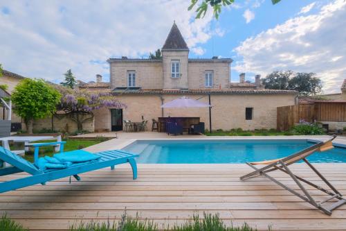 Villa con piscina y casa en Le jardin de Gassiot, en Saint-Quentin-de-Baron