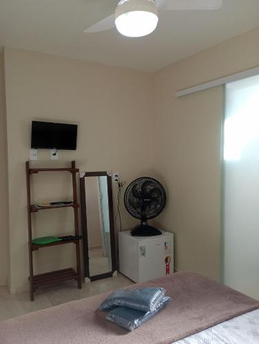 Ένα ή περισσότερα κρεβάτια σε δωμάτιο στο HoStel de Setiba - HOSPEDARIA OCA RUCA