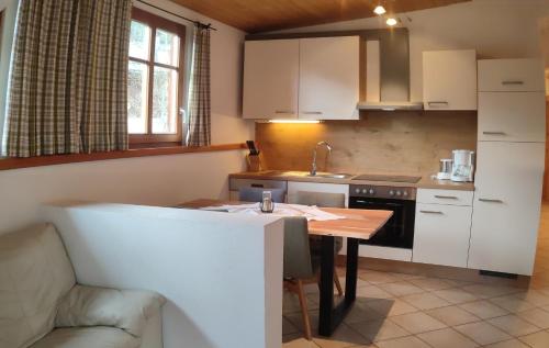 Una cocina o cocineta en Bauernhof Lienharter