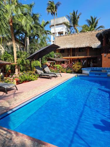 Bazén v ubytování HOTELITO SWISS OASIS, Playa Zicatela - Adults Only - Kitchen - Cocina nebo v jeho okolí