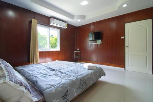 Katil atau katil-katil dalam bilik di Nonplern Garden Home Khaoyai